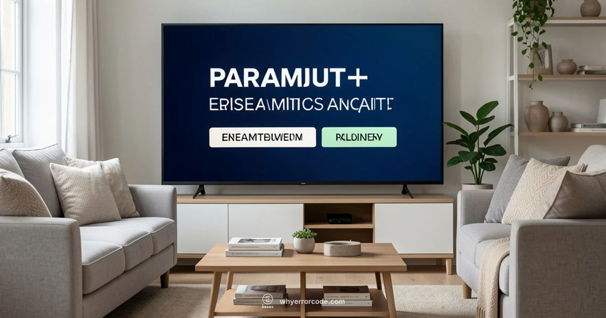 Paramount 111 Fix - Why Error Code