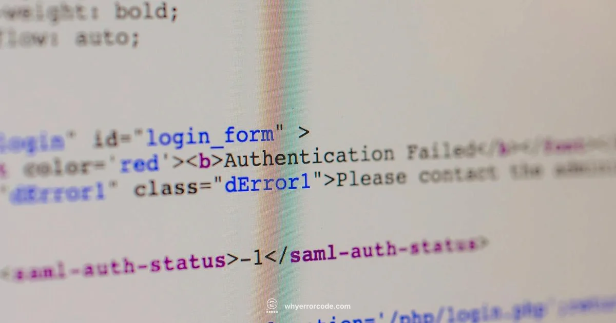 Missing Error Code - Why Error Code