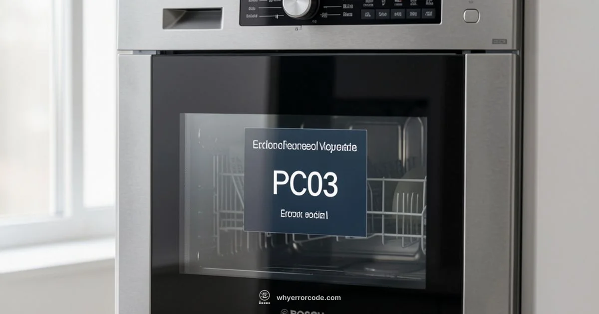 PC03 Troubleshooting - Why Error Code