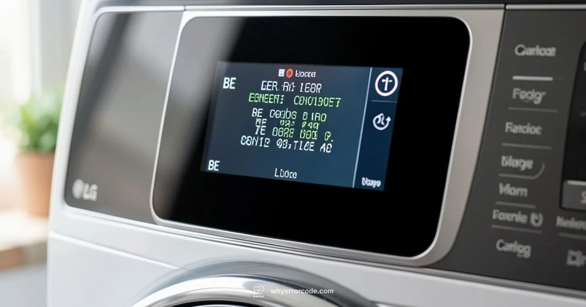 BE Error LG Guide - Why Error Code