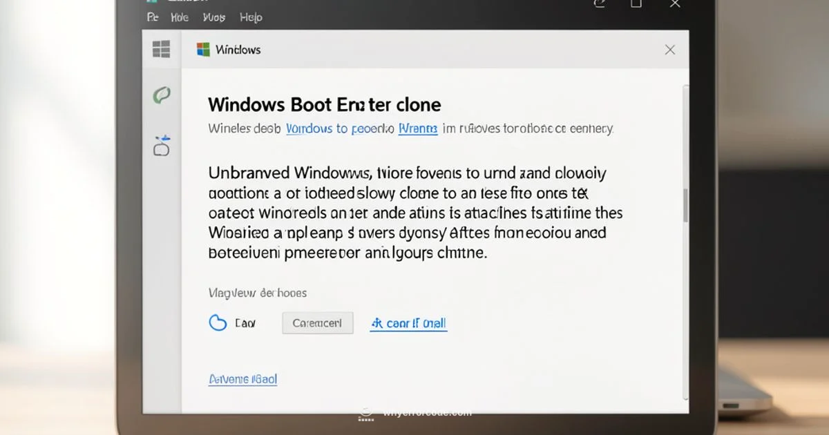 Clone Boot Fix - Why Error Code