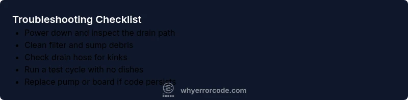 Checklist for Maytag error code 7 troubleshooting