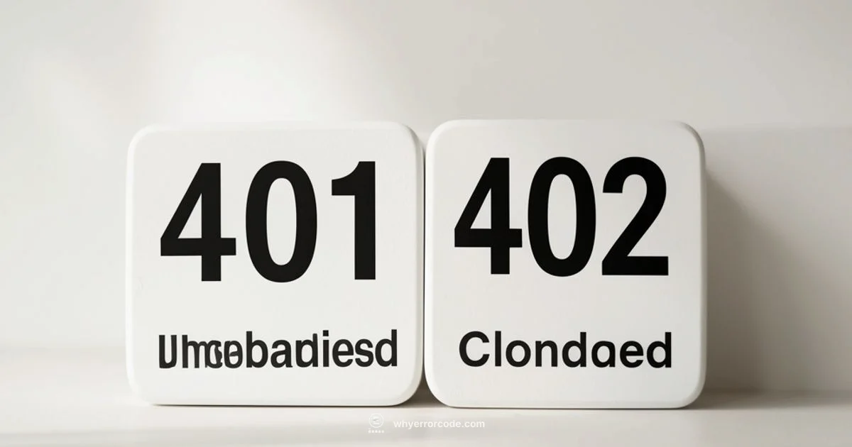 401 vs 402 - Why Error Code