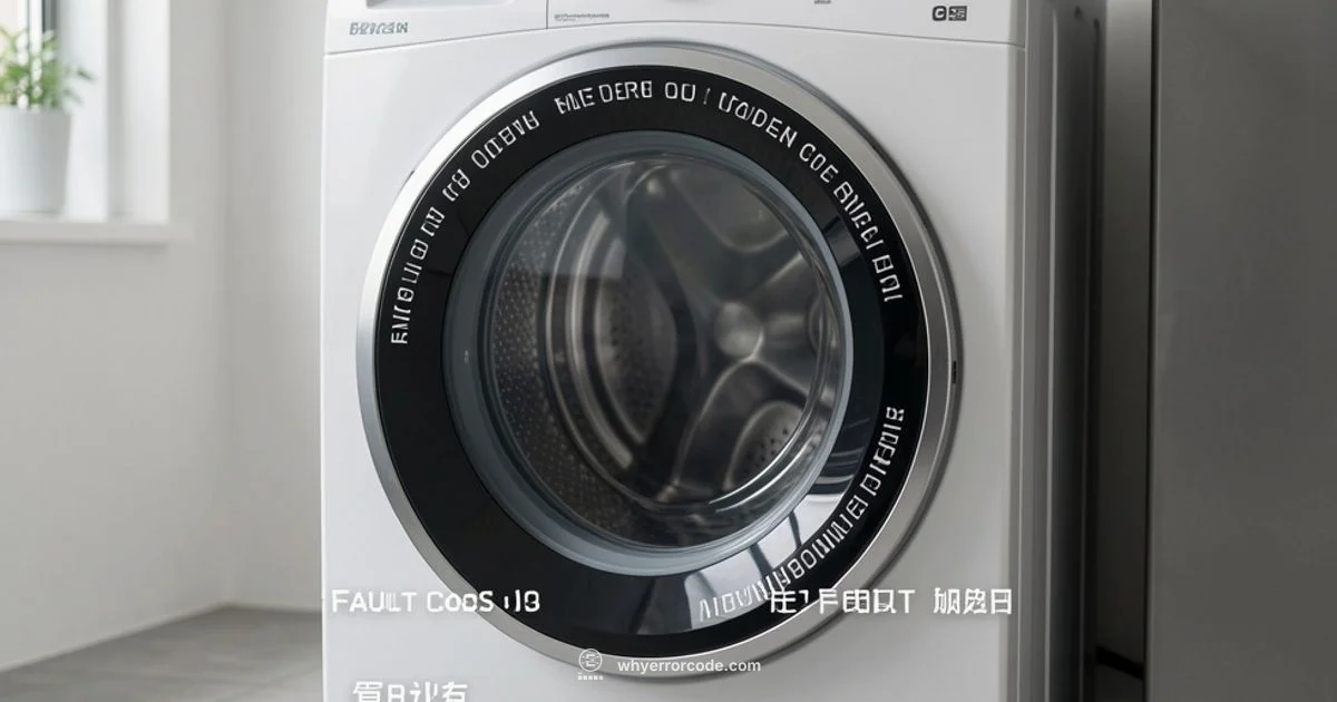 GE Washer 888 Error - Why Error Code