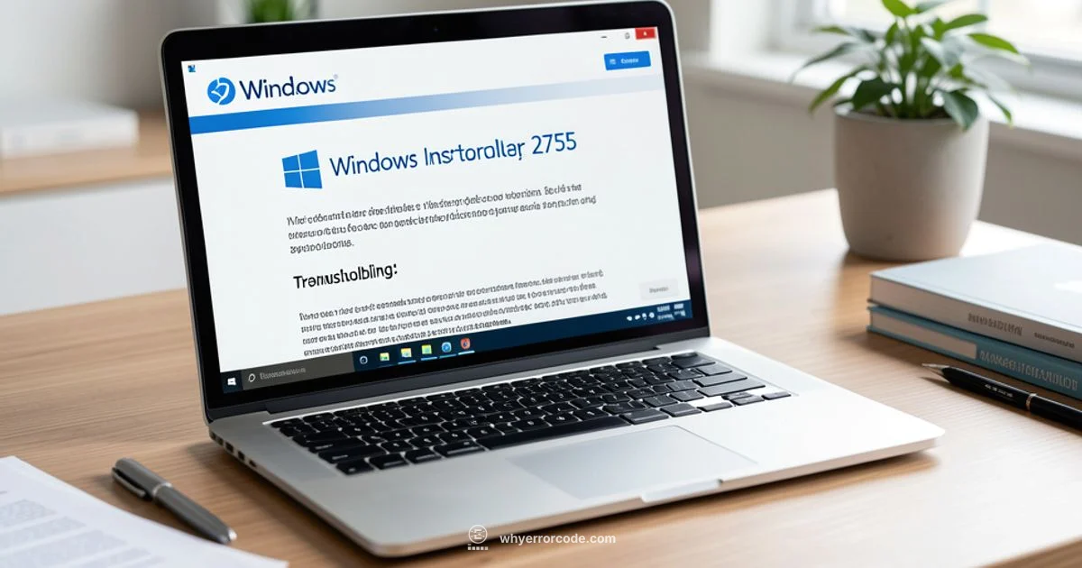 Fix Windows Error 2755 - Why Error Code