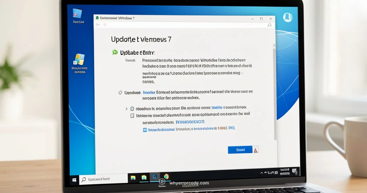 Windows 7 Update Fix - Why Error Code