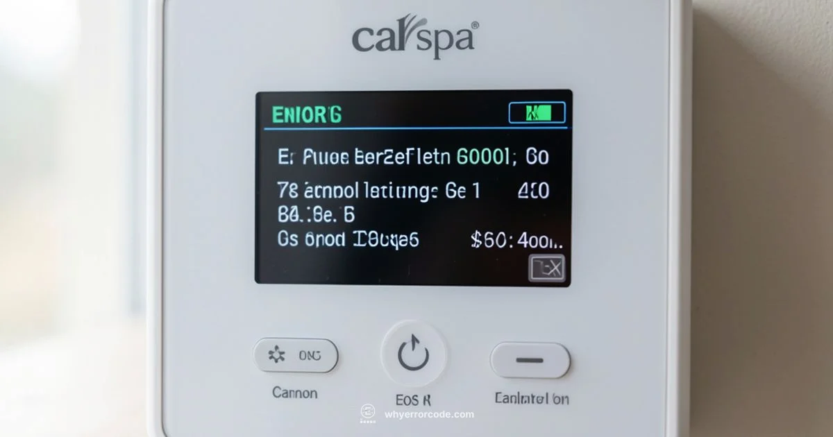 Cal Spa 5N Error Guide - Why Error Code