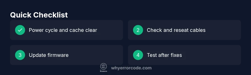 Checklist for diagnosing VAN 79 error