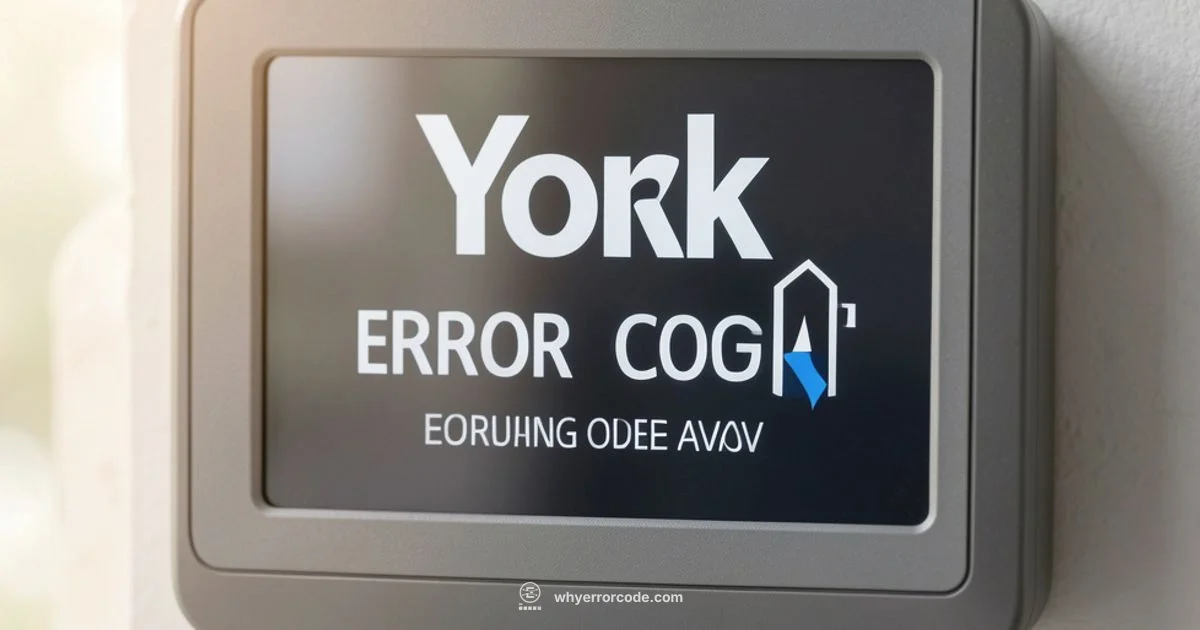 York Error Codes - Why Error Code