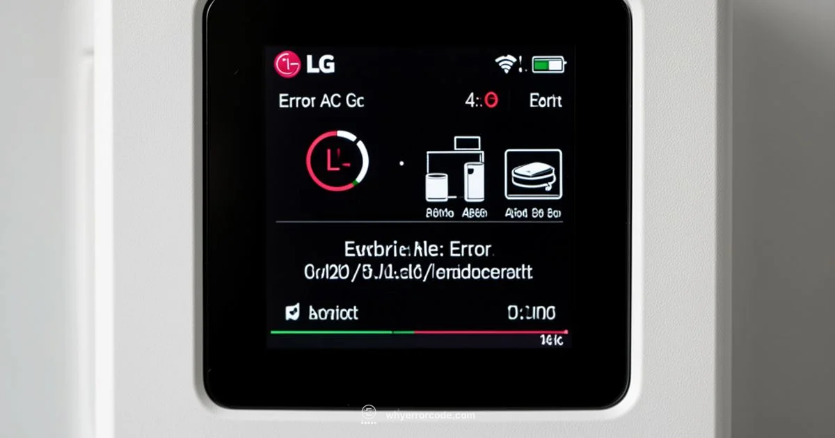 LG Error Codes - Why Error Code