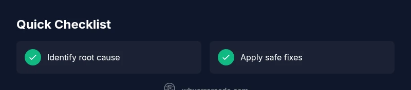 Checklist: Fixing HTTP 500 Internal Server Error