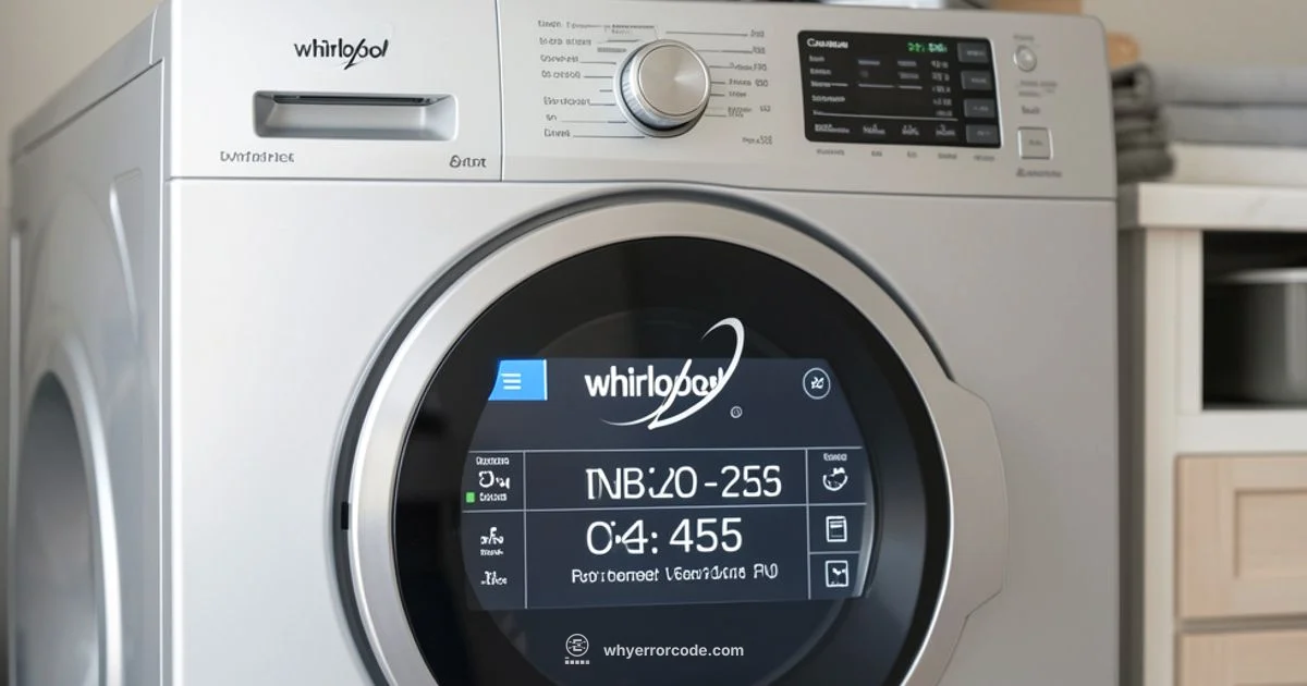 Whirlpool Cabrio Errors - Why Error Code