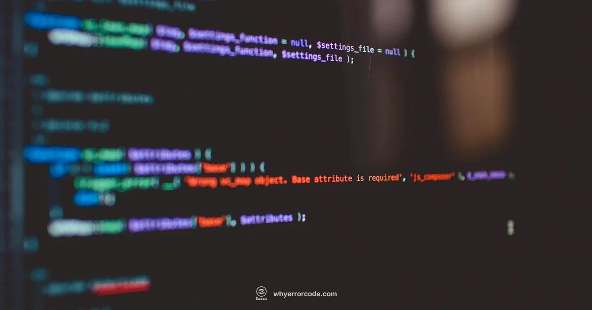 VS Code Diagnostics - Why Error Code