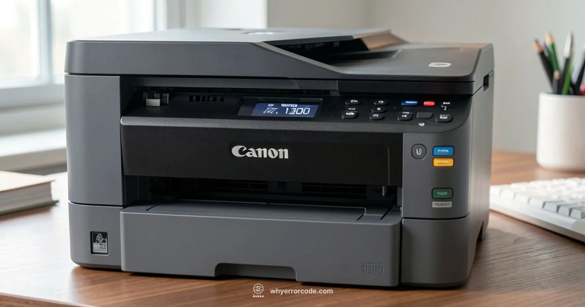 Canon 1300 Fix - Why Error Code