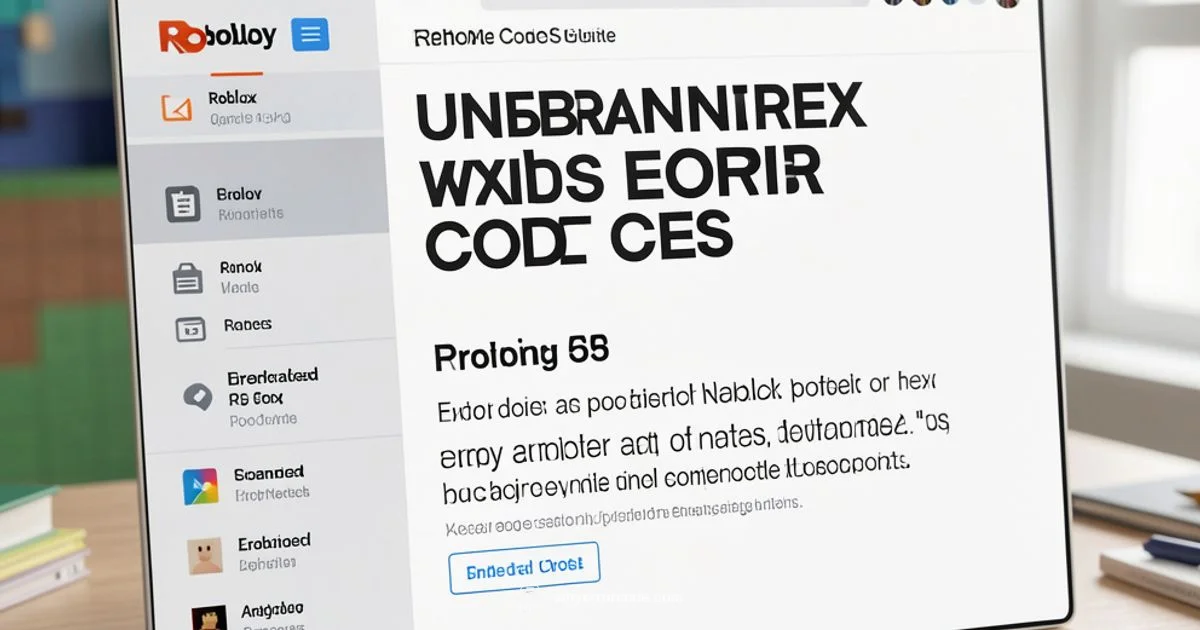 Roblox Errors Guide - Why Error Code