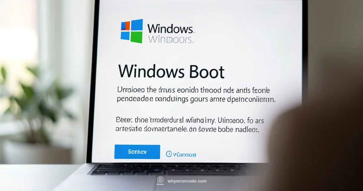 Boot Error 0xc00000f - Why Error Code