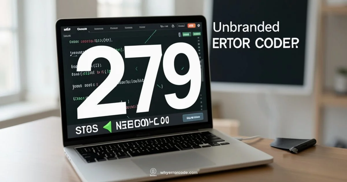 279 Troubleshooting - Why Error Code