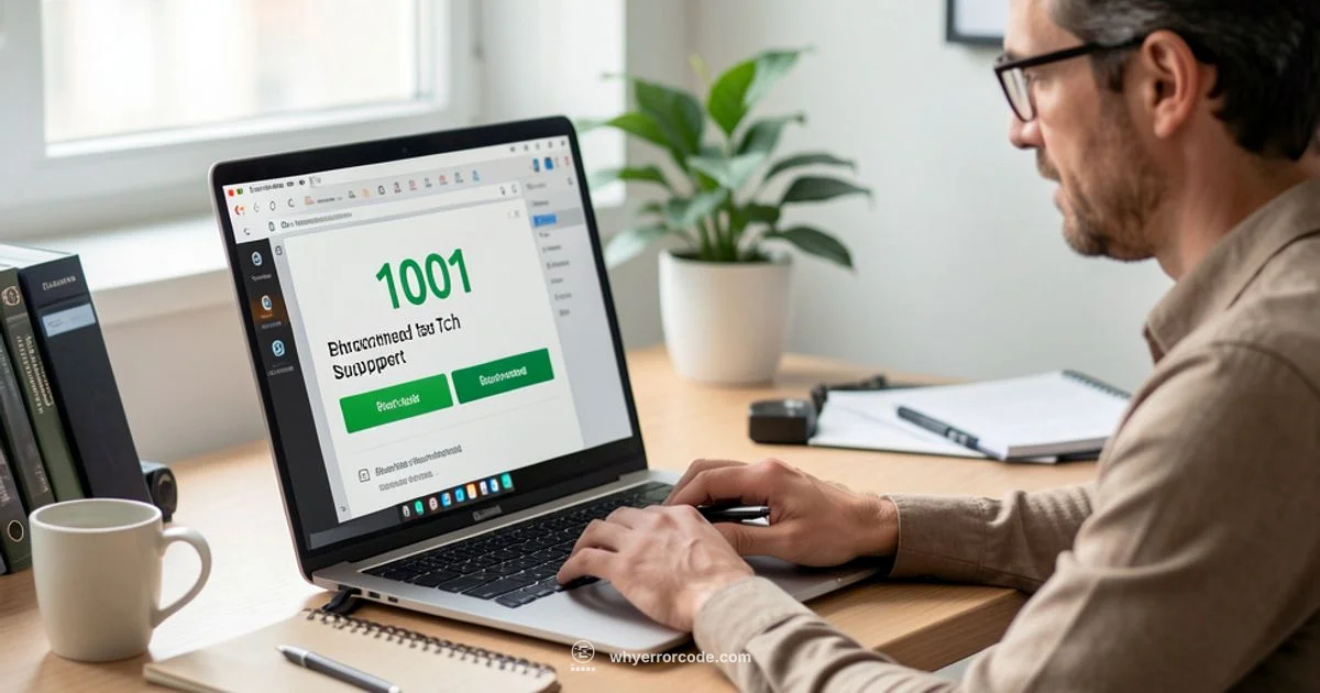 Real Error 1001 Real Error 1001 - Why Error Code