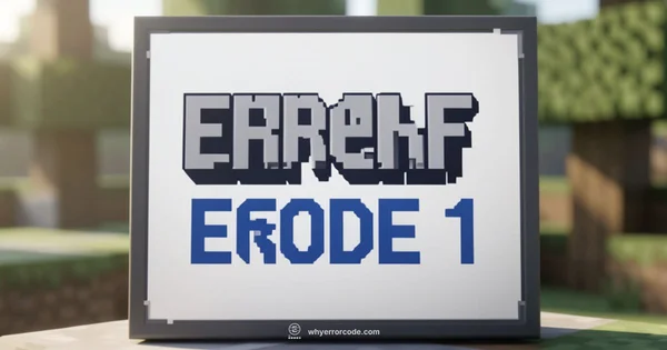 Error Code 1 Fix - Why Error Code