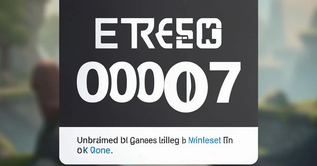 Epic Games 0007 Fix - Why Error Code