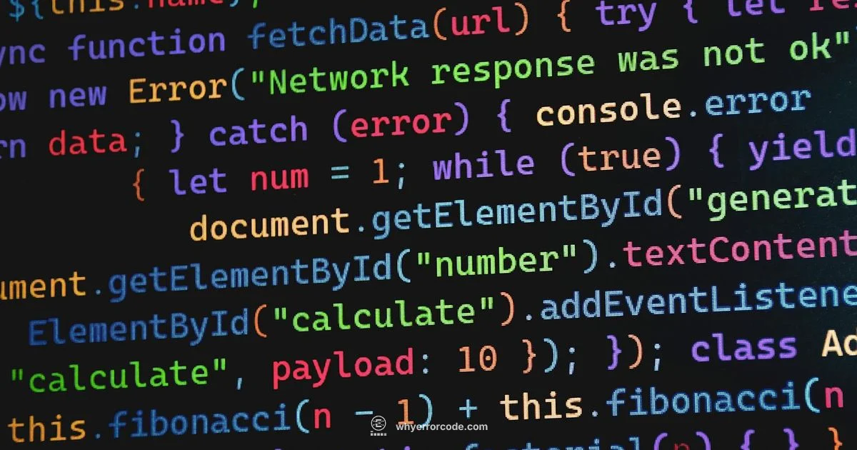 Error Codes Overview Error Codes Overview - Why Error Code