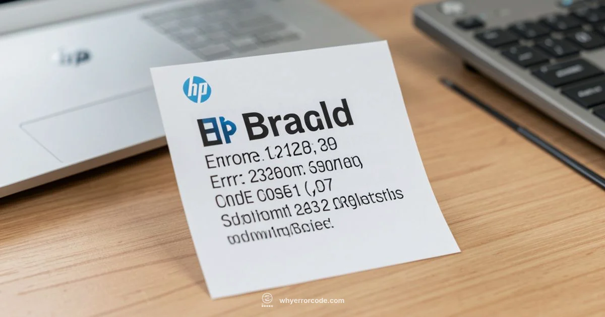 HP EBS00P0013 Fix - Why Error Code