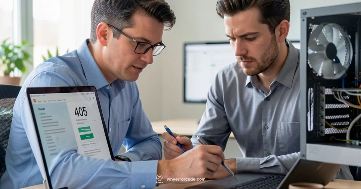 405 Update Error 405 Update Error - Why Error Code