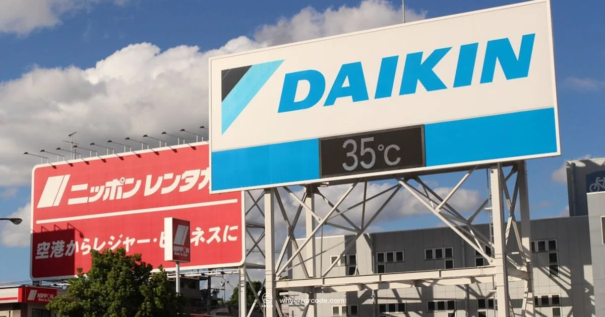 Daikin Diagnostics - Why Error Code