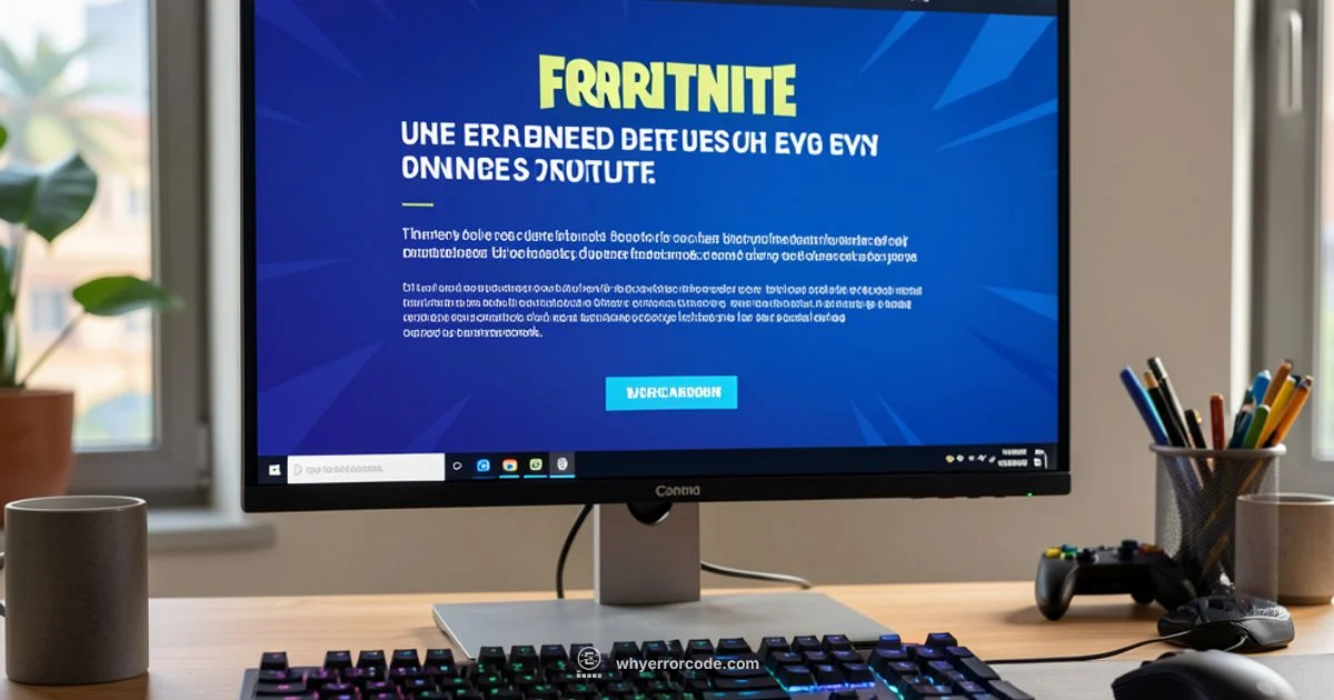 Fortnite E1003 Fix - Why Error Code