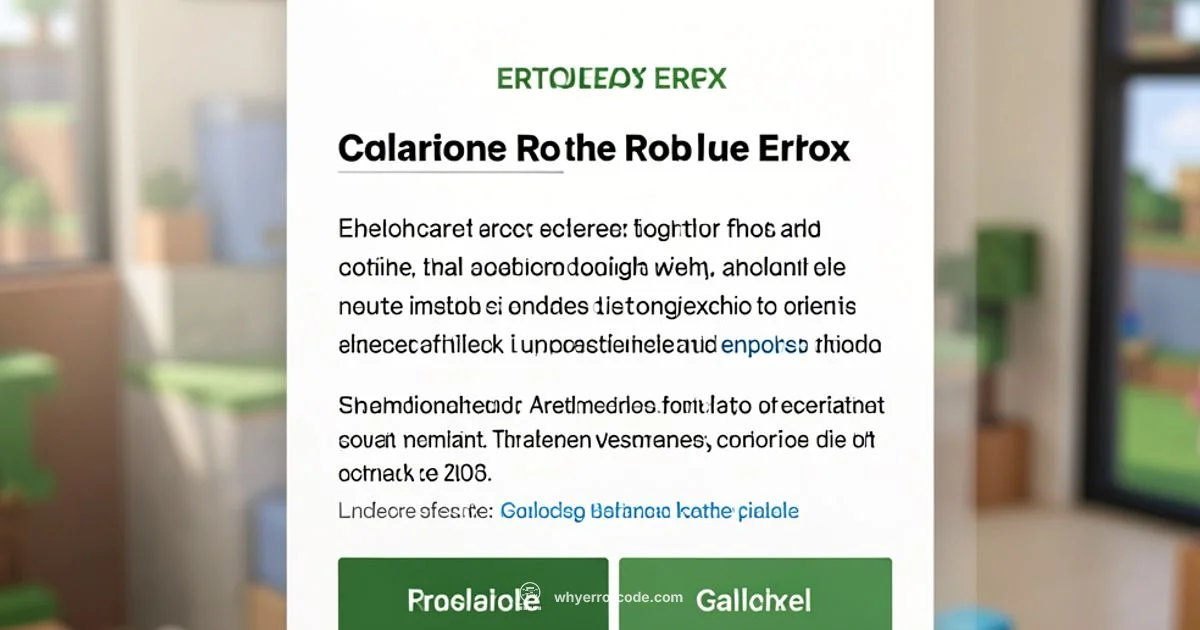 Best Roblox Error Code - Why Error Code