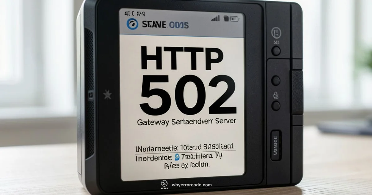 502 Bad Gateway 502 Bad Gateway - Why Error Code