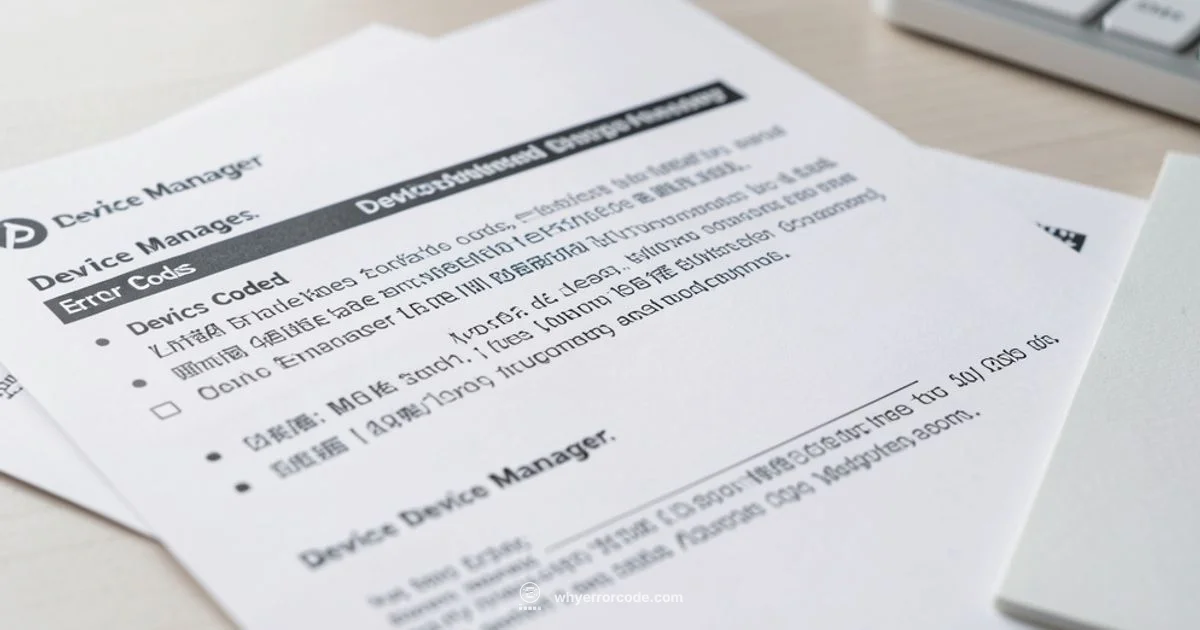 Find Error Codes - Why Error Code