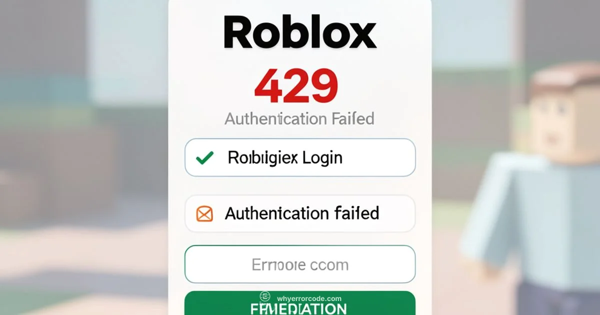 Auth 429 Fix - Why Error Code