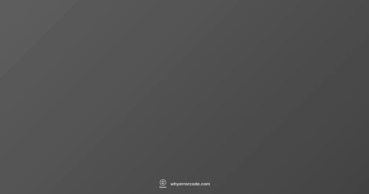 Error 1001 Guide Error 1001 Guide - Why Error Code (illustration)