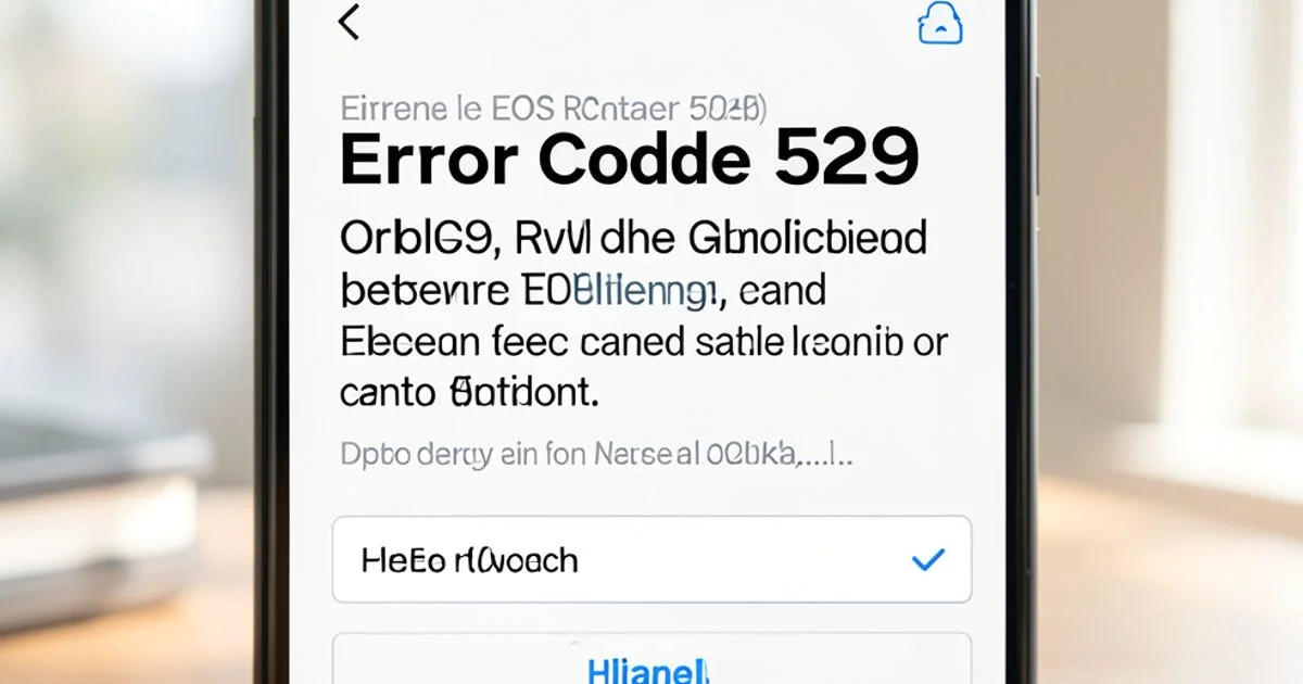 529 Fix Guide - Why Error Code