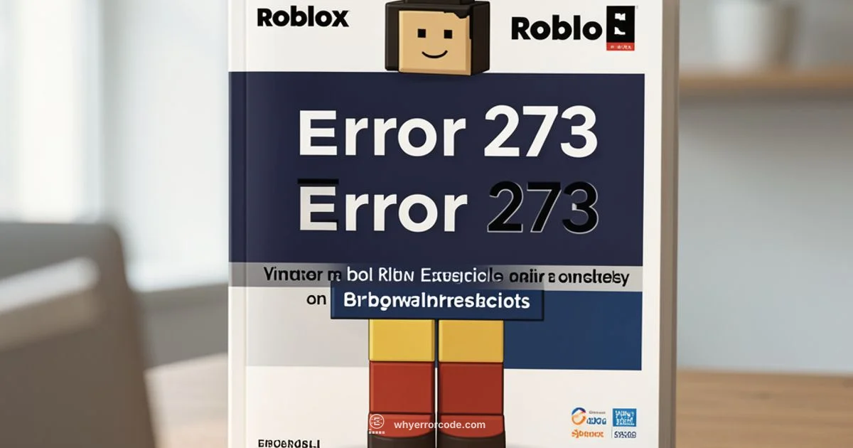 Roblox Error 273 - Why Error Code