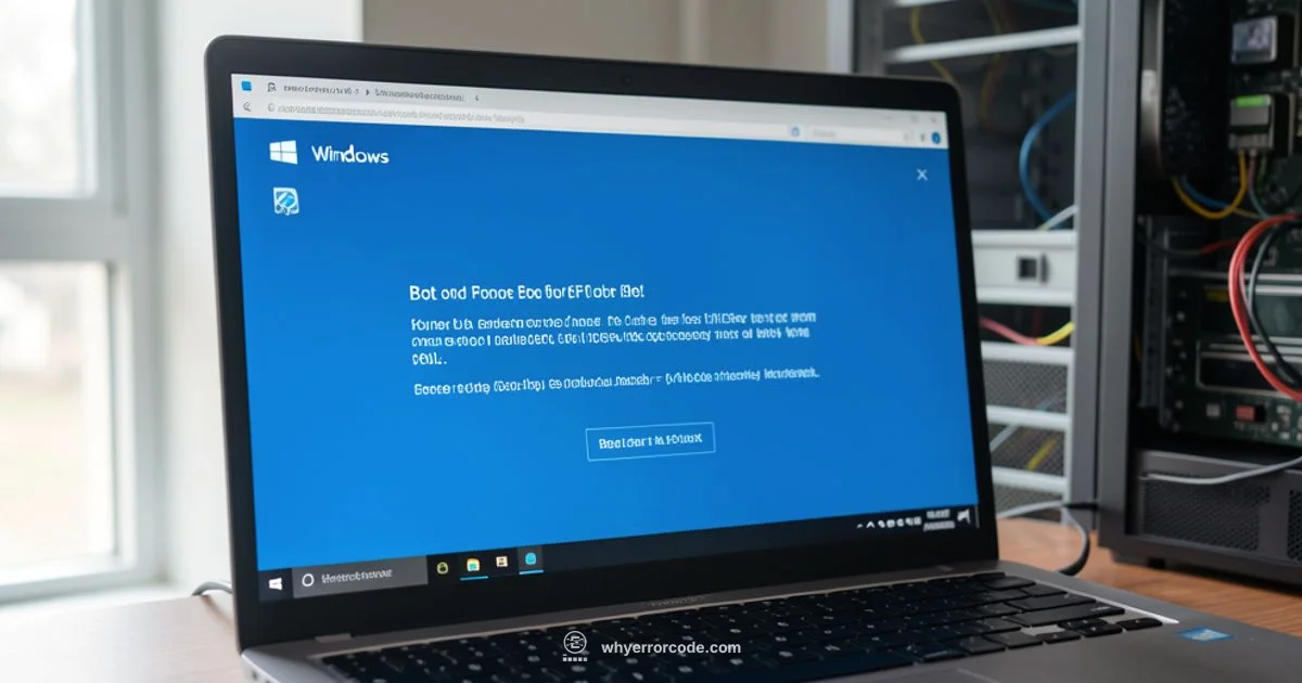Boot Failure Fix - Why Error Code