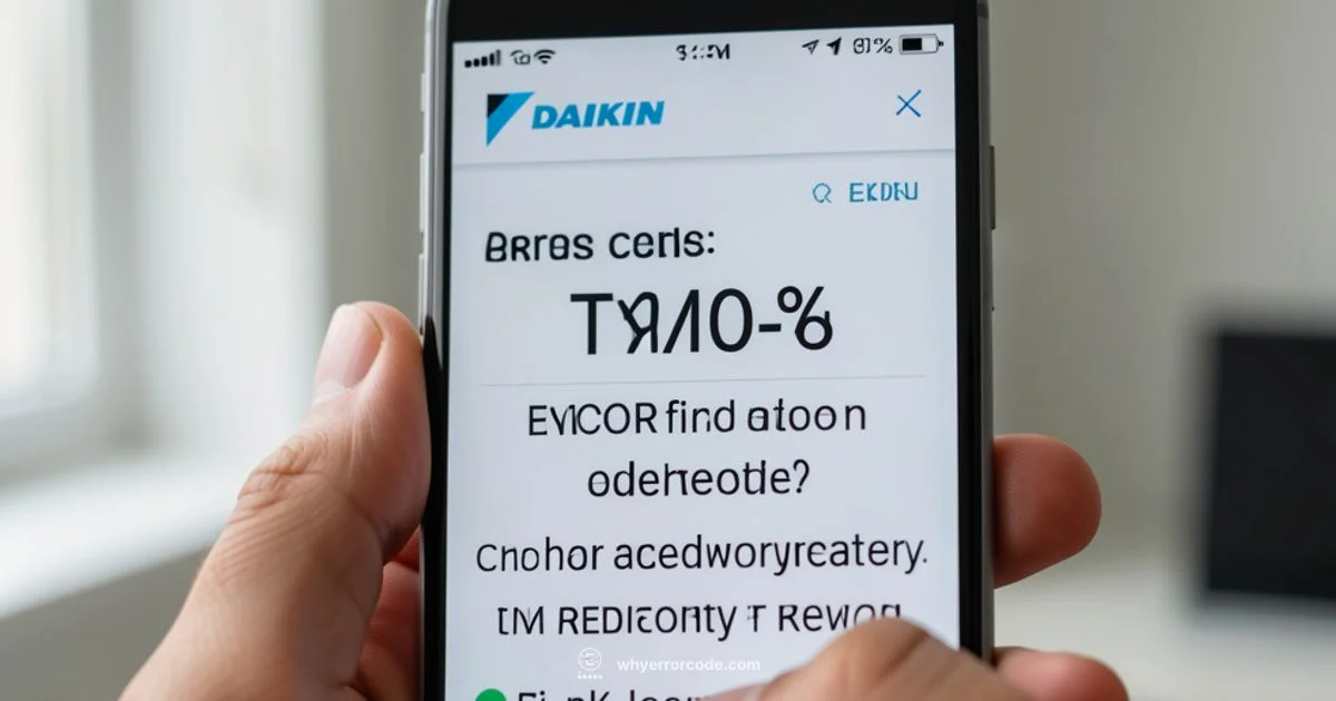 Check Daikin Codes - Why Error Code