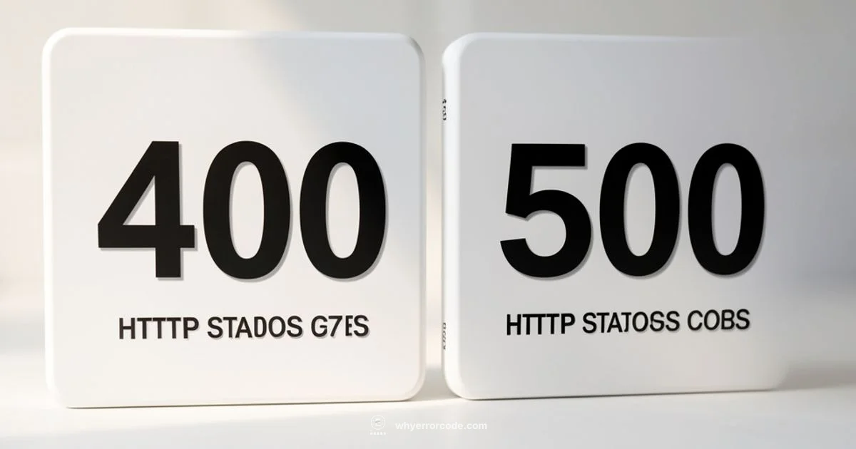 400 vs 500 400 vs 500 - Why Error Code