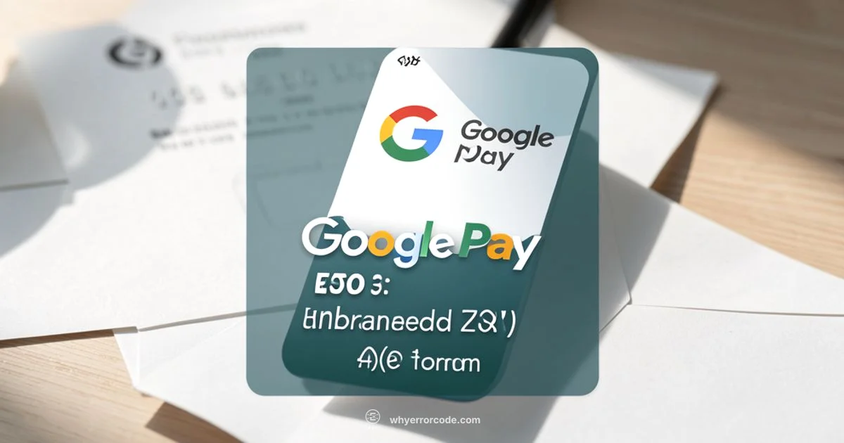 Error Code ZS in Google Pay - Why Error Code