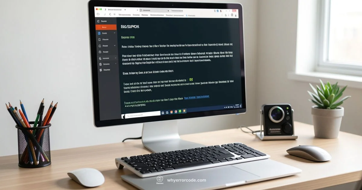 Error Code Fix - Why Error Code