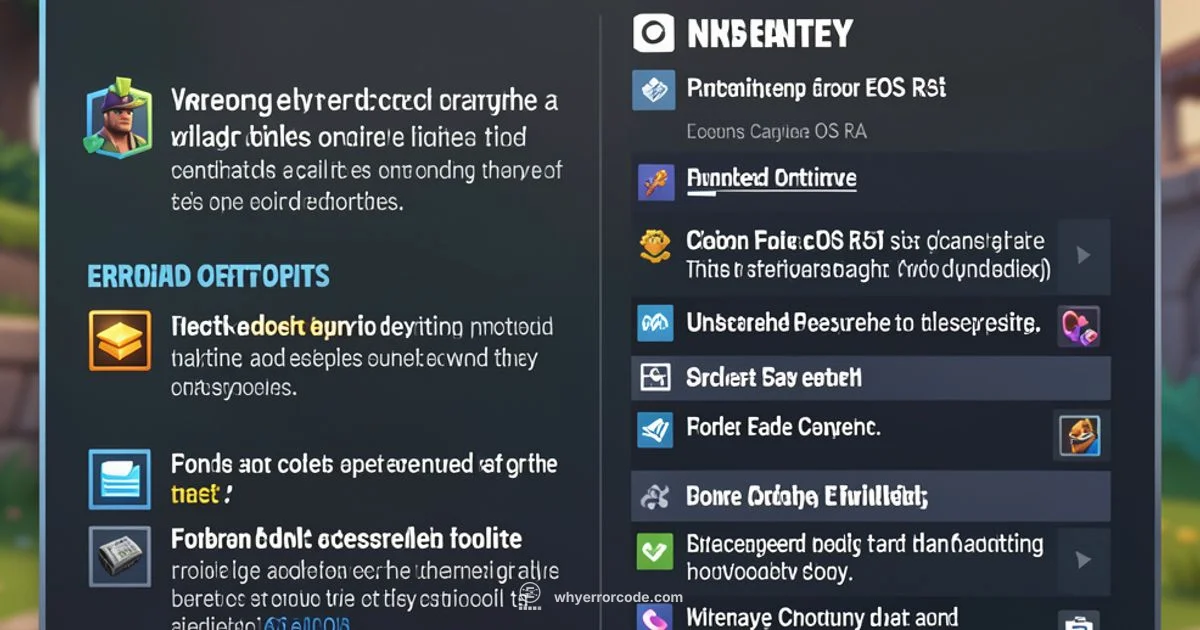 Fortnite Error Codes - Why Error Code