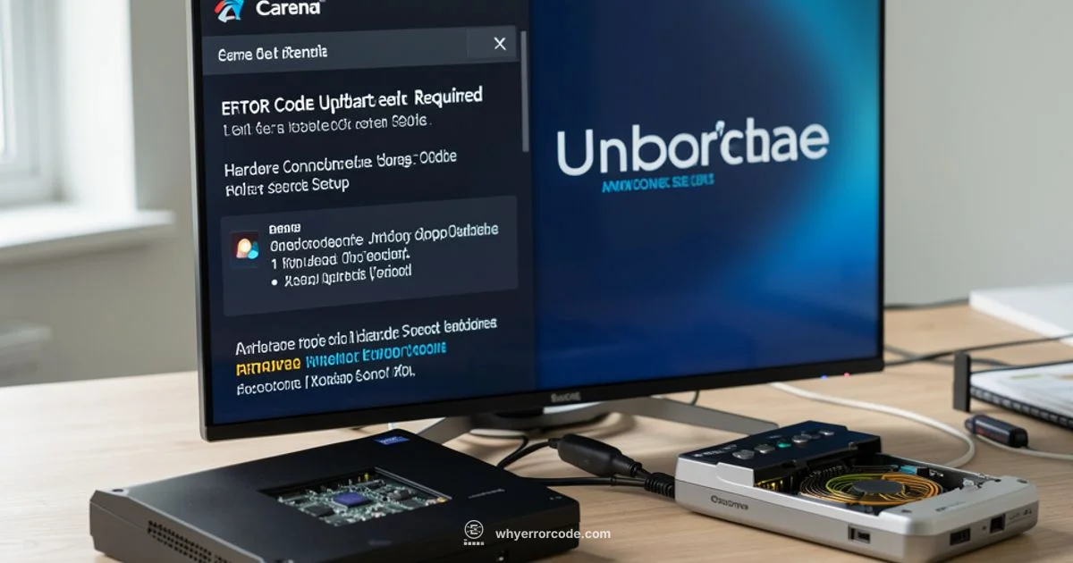 Arena Update Required Arena Update Required - Why Error Code