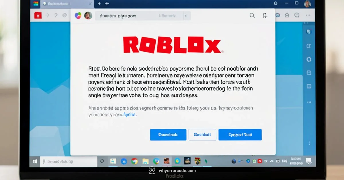 Roblox Error Codes - Why Error Code