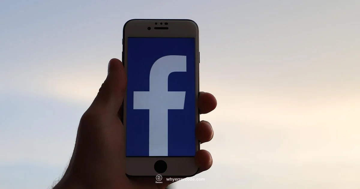 FB Error 1 on iPhone - Why Error Code