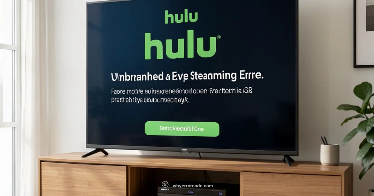 Hulu Error Guide - Why Error Code