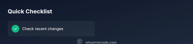 Checklist for fixing HTTP 500 errors in production