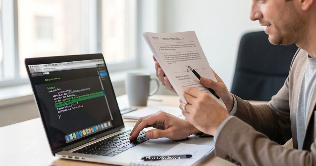 What error code is this - Why Error Code