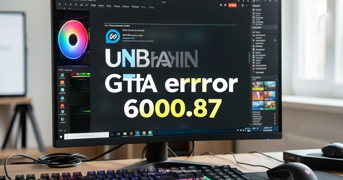 6000.87 Fix - Why Error Code