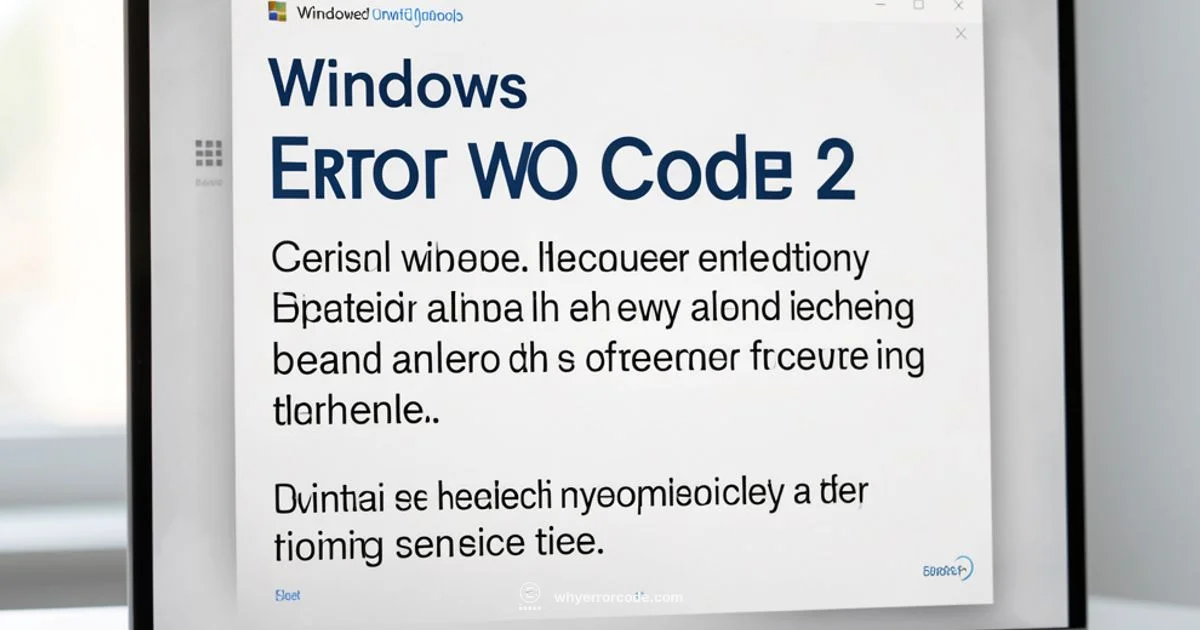Error Code 2 Fix - Why Error Code